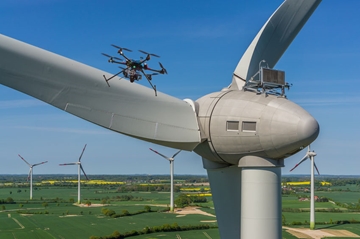 Drone Surveying For Wind Turbines Monitoring