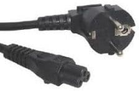 Clover 3 pin power cable Euro 2 pin plug