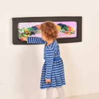 Caterpillar Sequin Panel – 840 x 300mm