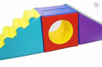 Soft Play Set – Steps, Slide and Cube Tunnel