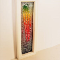 Silver Rainbow Sequin Panel – 840 x 300mm