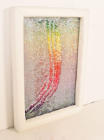 Silver Rainbow Sequin Panel – 750 x 550mm