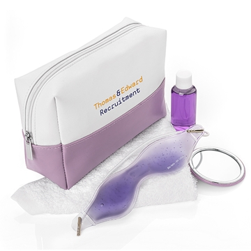 Spa Set in a Purple and White Bag