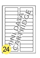 24 Labels/Sheet 72mm x 21.1mm A4 Sheet Label