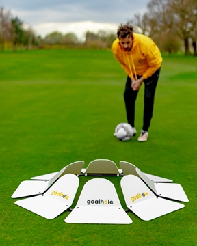 Footgolf Set Of 9 Underground Cups and Flags