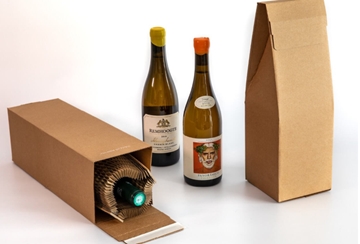 Honeycomb Cardboard Packaging For Wine Bottles