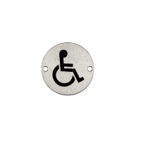 Access Hardware 76mm Disabled Symbol PSS