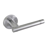 Access Hardware B15 Door Handle on Rose SSS