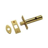 Banham R102 Security Door Bolt Polished Brass