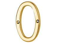 Carlisle Brass '0' Numeral PVD Stainless Brass
