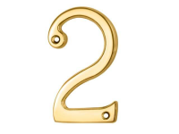 Carlisle Brass '2' Numeral PVD Stainless Brass