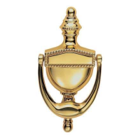 Carlisle Brass 152mm Georgian Urn Door Knocker Polished Brass