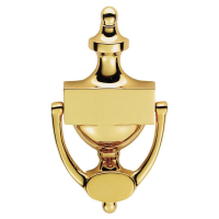Carlisle Brass 202mm Victorian Urn Type Front Door Knocker Polished Brass