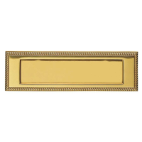 Carlisle Brass 278mm x 90mm Classic Georgian Letter Plate Polished Brass