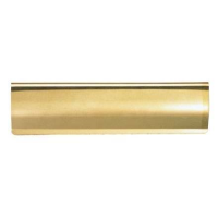 Carlisle Brass 280mm x 76mm (Foam Lined) Interior Letter Flap Polished Brass
