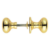 Carlisle Brass 51mm Rim Door Knob Polished Brass