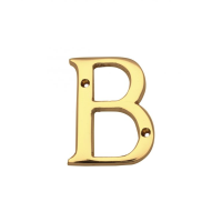 Carlisle Brass 53mm 'B' Classic House Letter Polished Brass