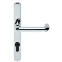 Carlisle Brass 70mm Centres Studio H Narrow UPVC Door Handle Polished Chrome