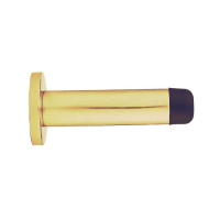 Carlisle Brass 70mm Concealed Fix Skirting Door Stop Polished Brass
