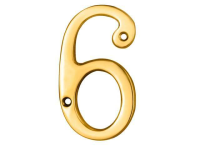 Carlisle Brass 76mm '6/9' Classic House Number Polished Brass