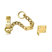 Carlisle Brass Architectural Quality AA75 Security Door Chain Polished Brass