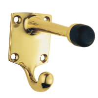 Carlisle Brass Architectural Quality Hat & Coat Hook Polished Brass