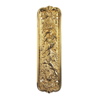 Carlisle Brass Art Nouveau Finger Plate Polished Brass