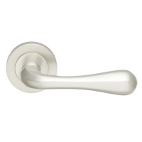 Carlisle Brass Designer Range Stella Door Handle on Rose Satin Chrome