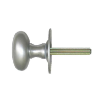 Carlisle Brass Oval Turn for Mortice Bolt Satin Chrome