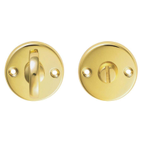 Carlisle Brass Plain B12 Bathroom Turn & Release Polished Brass