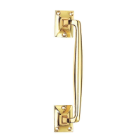 Carlisle Brass Pub Style Pull Handle Polished Brass