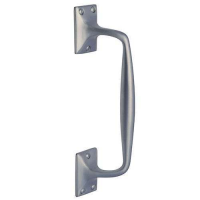 Carlisle Brass Pub Style Pull Handle Satin Chrome