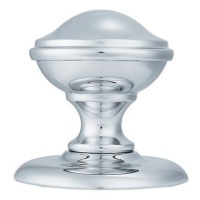 Carlisle Brass Round Centre Door Knob Polished Chrome