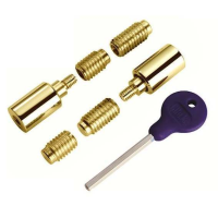 Carlisle Brass Sash Window Stop With Key Polished Brass