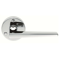 Carlisle Brass Victorian Contemporary Door Handle on Rose Polished Chrome