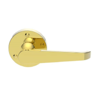 Carlisle Brass Victorian Door Handle on Rose Polished Brass