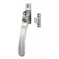 Carlisle Brass Victorian Locking Casement Fastener Satin Chrome