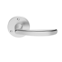 Carlisle Brass Victorian M Series Door Handle on Rose Satin Chrome