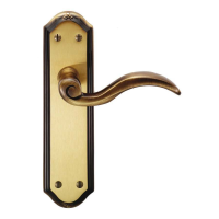 Carlisle Brass Wentworth Door Handle on Latch Plate Florentine Bronze