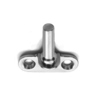 Carlisle Brass WF14 Cranked Casement Pin for Flush Windows Satin Chrome