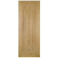 Deanta Ely 1981mm x 457mm Internal Oak Door Unfinished