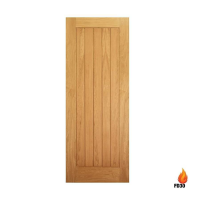 Deanta Ely 1981mm x 610mm Internal Oak Fire Door Pre-finished