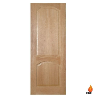 Deanta Louis 1981mm x 610mm Internal Oak Fire Door Unfinished