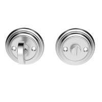 Delamain DK12 Large Bathroom Turn & Release Satin Chrome