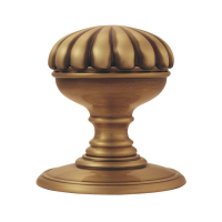 Delamain DK36C Flower (Concealed Fix) Door Knob on Rose Florentine Bronze