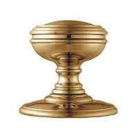 DISCON Delamain DK35 Plain Door Knob on Rose Florentine Bronze