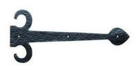 DISCON Ludlow Foundries 458mm Sword Hinge Front Black Antique