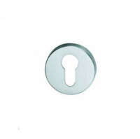 DND Hardware Euro Escutcheon Satin Chrome