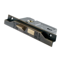 Easi-T 63mm (2.5") 2 Lever Rebated Sashlock Florentine Bronze