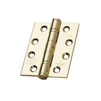 Eclipse 76mm Stainless Steel Ball Bearing Hinge Electro Brass